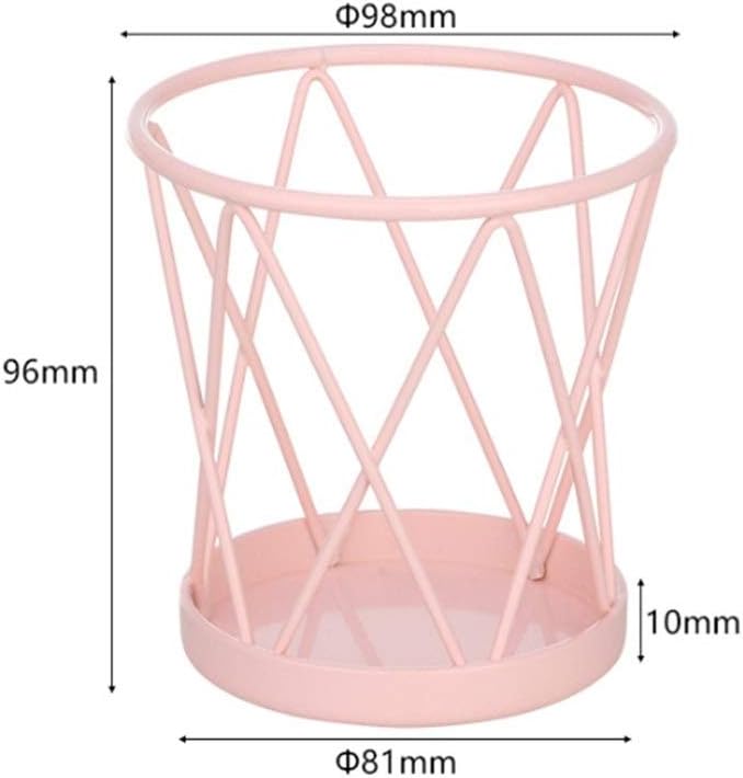 Metal Pen Holder Pencil Cup Office Supplies Mesh Desk Organizer Accessories Girls Business Gift Stationery