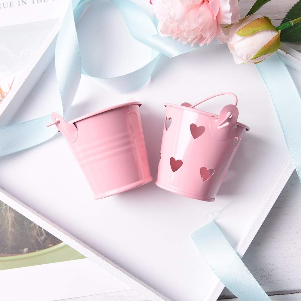 1pcs Hollow Heart Pen Pencil Holder Mini Metal Makeup Brush Storage Container Desk Organizer