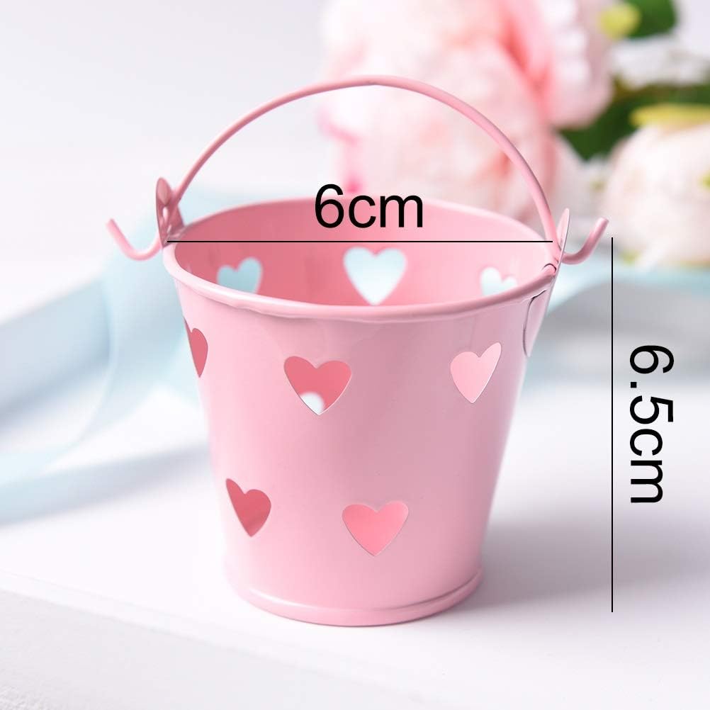 1pcs Hollow Heart Pen Pencil Holder Mini Metal Makeup Brush Storage Container Desk Organizer