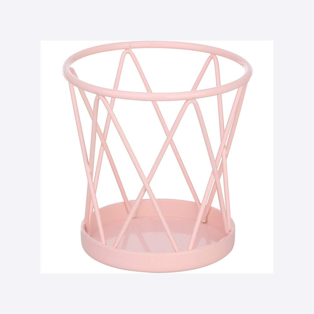 Metal Pen Holder Pencil Cup Office Supplies Mesh Desk Organizer Accessories Girls Business Gift Stationery
