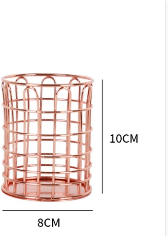 Metal Hollow Pen Holder, Decoration Supplies Office Pot Multifunction Toiletry Rack Storage Box