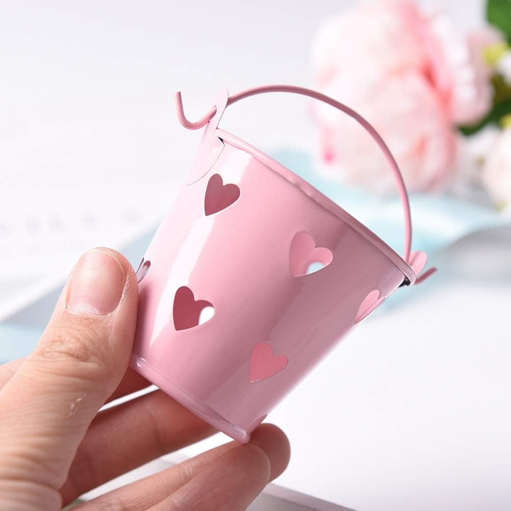 1pcs Hollow Heart Pen Pencil Holder Mini Metal Makeup Brush Storage Container Desk Organizer