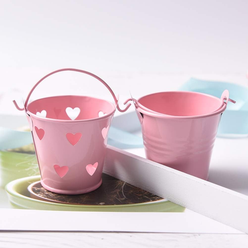 1pcs Hollow Heart Pen Pencil Holder Mini Metal Makeup Brush Storage Container Desk Organizer