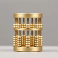Brass Pen Holder Rotundity Metal, 6cm 2.4in, Office Tabletop Decoration Ornament