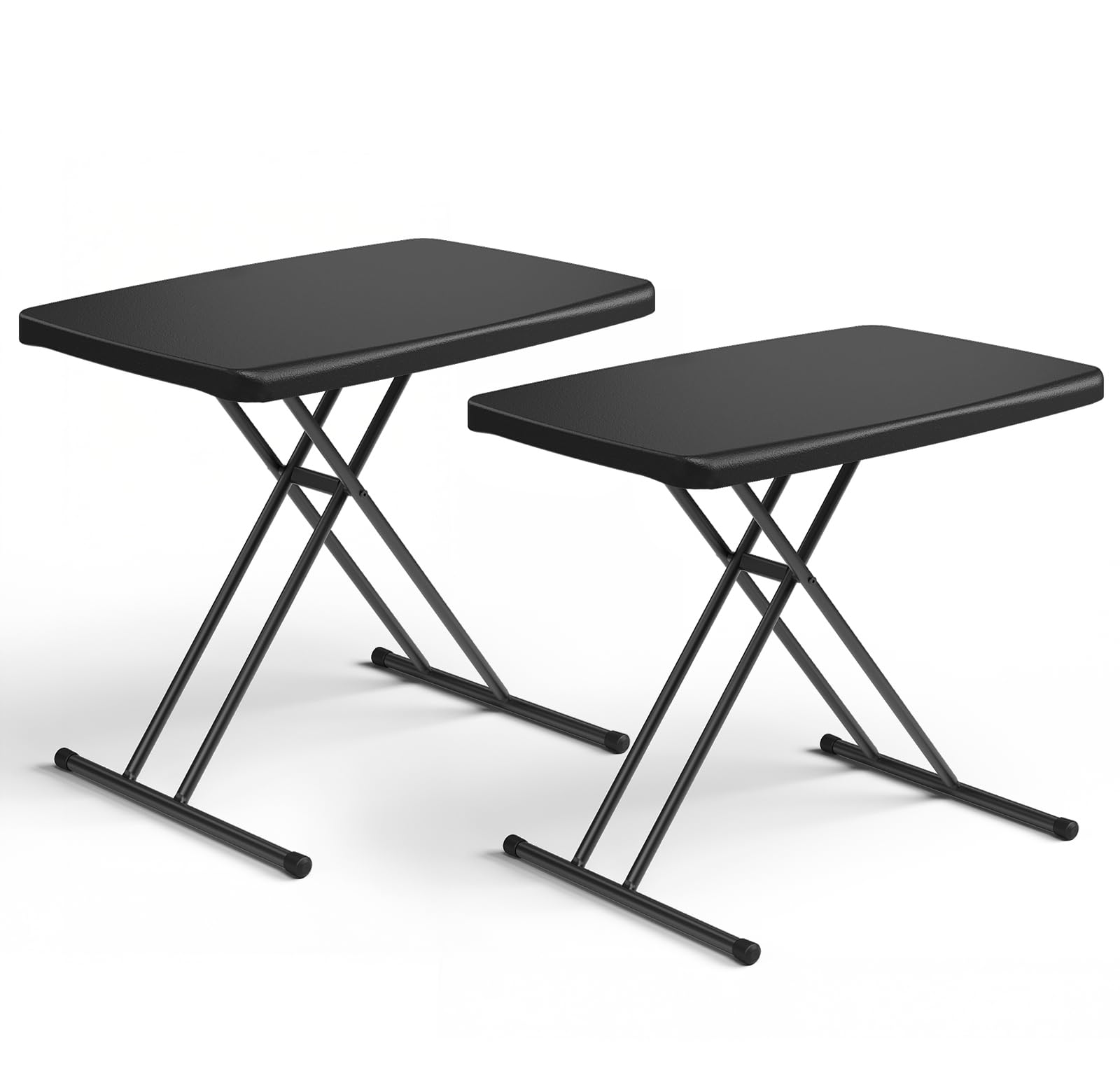 Folding Table, 4FT Foldable Picnic Table with Carrying Handle, Heavy Duty Fold-in-Half Portable Table for Weddings, Camping, RV Travel, Parties, BBQs, and Indoor Use, Easy to Fold and Store, Khaki