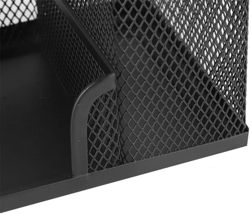 Multi-function Metal Pencil Mesh Stand Combined Pen Holder Desktop Stationery Storage Container Office School